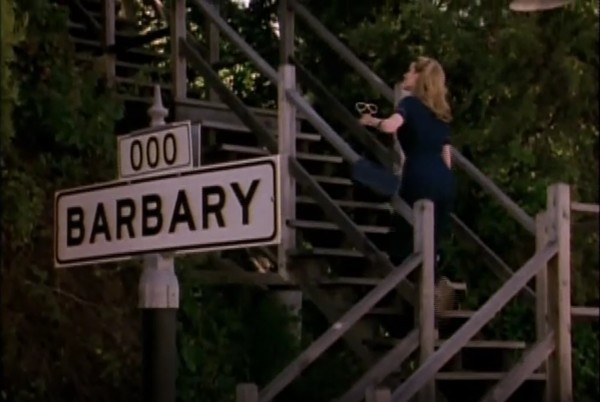 Mary Ann Singleton climbing the steps of 28 Barbary Lane for the first time - from the 1993 Mini-series of Tales of the City