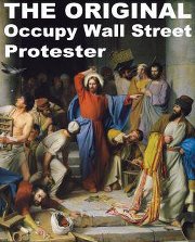 Jesus
                    driving the banksters out of the Temple.